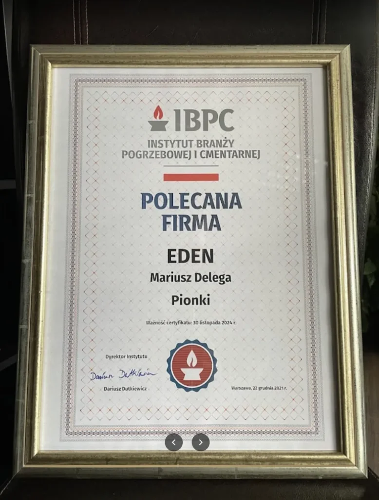 zakład pogrzebowy Pionki